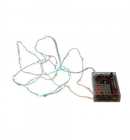 Grinalda 30 LEDs RGB