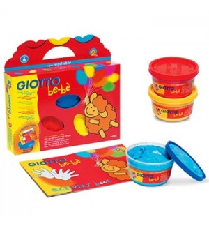Guache Pintura Dedos 150mlx04+ Álbum Giotto Be-Be