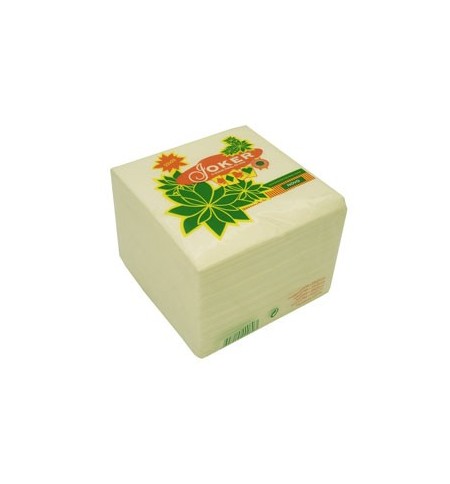 Guardanapos 22x22cm 2Fls Branco Joker 100un
