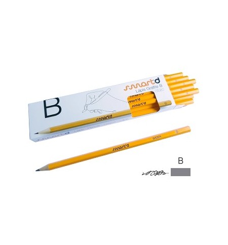 Lápis Grafite B SmartD Cx 12un