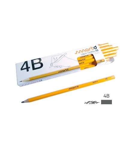 Lápis Grafite 4B SmartD Cx 12un