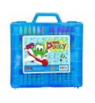 Lápis Oil Pastels Dooly Conjunto Mala com 48 cores