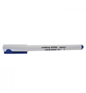 Marcador Fino Edding 2100 0,3mm Azul 1un