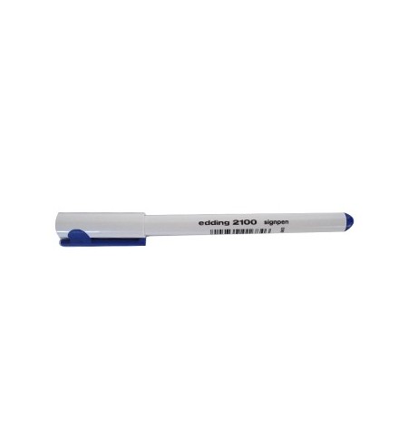 Marcador Fino Edding 2100 0,3mm Azul 1un