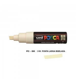 Marcador Uniball Posca PC-8K 8mm Marfim (46) 1un