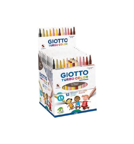 Marcador Feltro 012un Giotto Turbo Color Skin Tones