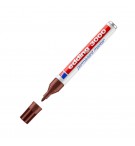 Marcador Permanente Grosso Edding 3000 1,5-3mm Castanho 1un