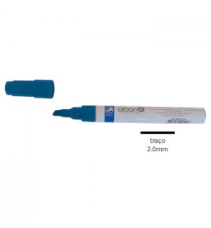 Marcador Permanente Grosso Alban AC1075-02 2mm Azul 1un