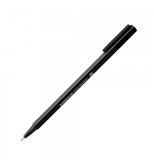 Marcador Fino Staedtler Fineliner 334 0,3mm Preto 1un