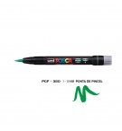 Marcador Uniball Posca PCF-350 1-10mm Verde (6) 1un