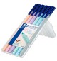 Marcador Feltro 06un Staedtler Triplus 323 Estojo Box Paste