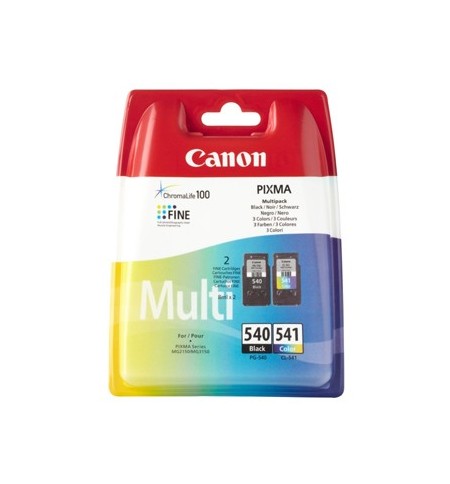 Pack Tinteiros Canon 540/541 Preto/Cor 5225B006 8ml