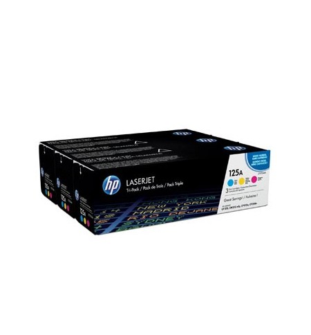 Pack Toners HP 125A 3 Cores CF373AM 1400 Pág.