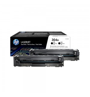Pack Toners HP 304A Preto CC530AD 3500 Pág. 2un