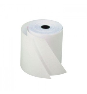 Papel Autocopiativo 057x70x11mm Branco/Branco 10 Rolos