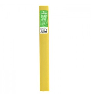 Papel Crepe Amarelo Palha 50x250cm Canson Rolo