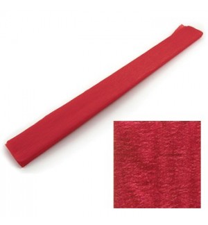 Papel Crepe Vermelho Metalizado 50x150cm Rolo