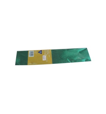 Papel Crepe Verde Metalizado 50x150cm Rolo