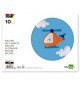 Papel de Feltro Trabalhos Manuais 210x297mm 10 Folhas