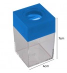 Porta Clips Magnético Quadrado Azul