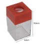 Porta Clips Magnético Quadrado Vermelho