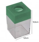 Porta Clips Magnético Quadrado Verde