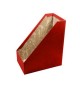 Porta Revistas 30x25x16cm Cartão Bordeaux