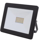 Projetor LED Exterior Branco Neutro 20W Preto