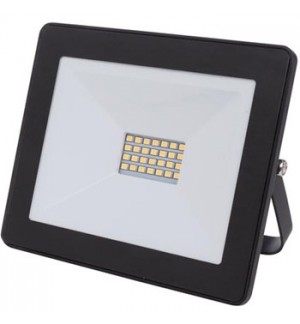 Projetor LED Exterior Branco Neutro 20W Preto