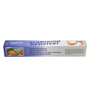 Rolo Aluminio Alimentar 29cmx10mts Pré-Cortado