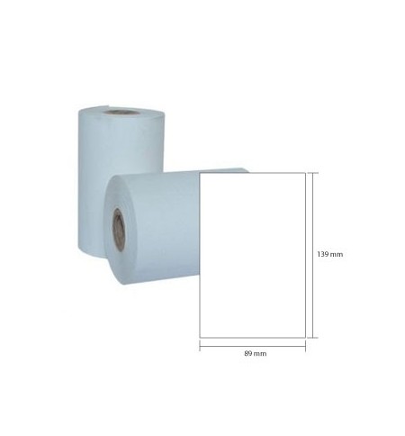 Rolo Papel Térmico 089x139x25mm 58g 1un