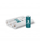 Rolos Papel Marquesa 50cmx50mts 2Fls 16,5g Amoos Pack 3un