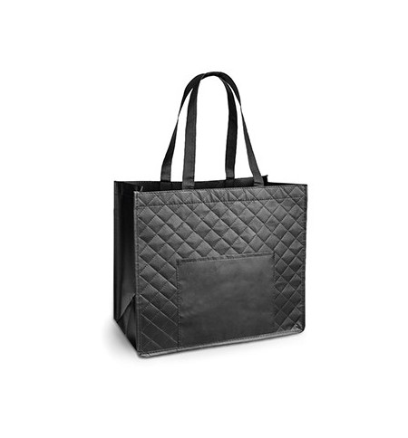 Saco de Compras Non-Woven Preto Laminado