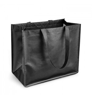 Saco de Compras Non-Woven Preto Laminado
