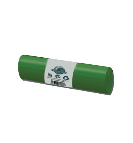 Sacos Lixo 100-120L 85x105cm 22my Verde 35Kg Carga 10un