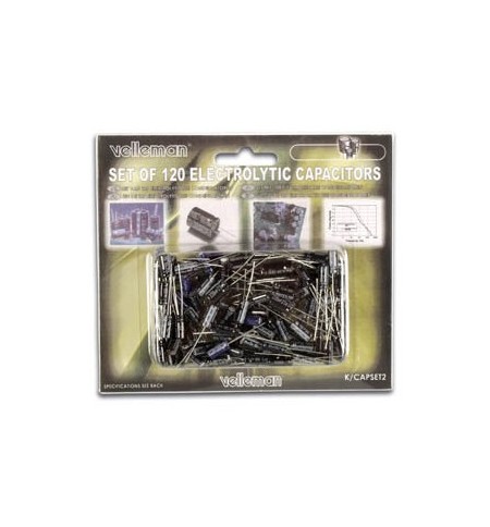 Set Condensadores Eletrolíticos 120un
