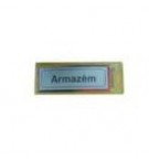 Sinalética Armazém Plástico Adesivo 17x5.5mm