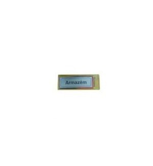 Sinalética Armazém Plástico Adesivo 17x5.5mm