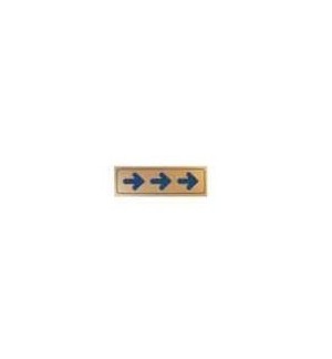 Sinalética Setas Plástico Adesivo 17x5.5mm