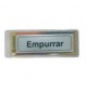 Sinalética Empurrar Plástico Adesivo 17x5.5mm