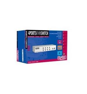 Switch 2 Portas KVM (Teclado/Rato/Monitor)
