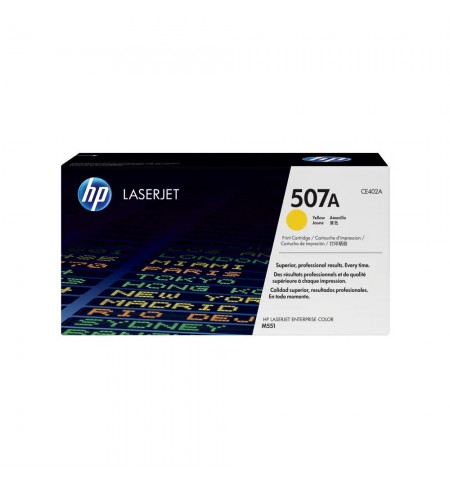 Toner HP 507A Amarela CE402A 6000 Pág.
