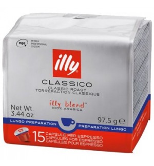 Café Cápsulas MPS ILLY Longo 15un