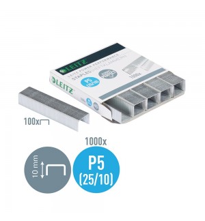 Agrafos P5 60Fls para Agrafador Leitz 5552 cx1000un