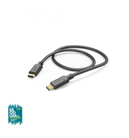 Cabo USB-C 2.0 para USB-C 1m Preto