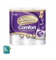 Papel Higiénico Doméstico 18mts 3Fls 48g Acolchoado 9 Rolos