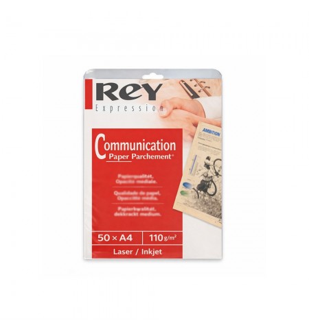 Papel 110gr Rey A4 Parchement/Marmoreado Creme 50Fls