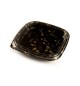 Caixa C/Tampa Plastico p/Sushi 27x27x4,5cm Preto 30un
