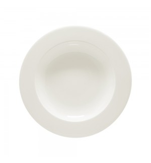 Prato Fundo 23cm Porcelana com Aba CANVAS 1un