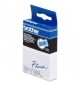 Fita Laminada 12mmx7,7mts Azul/Preto